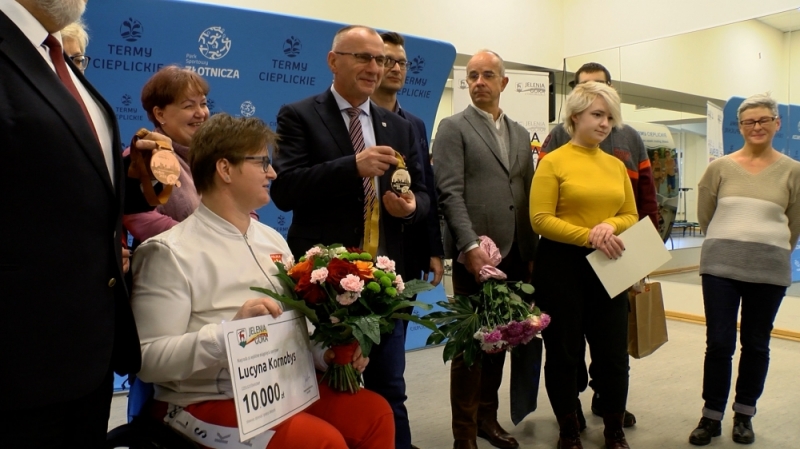 Podwójna medalistka Lucyna Kornobys już w domu - fot. Gabriela Stefanowicz