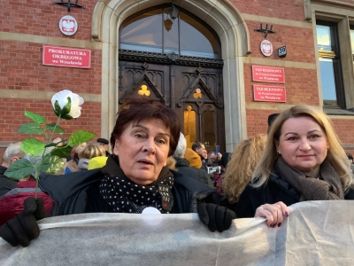 Wrocław: Manifestacja solidarności z sędziami - 4