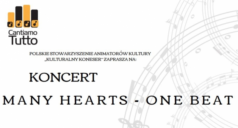 Koncert Chóru Cantiamo Tutto „Many hearts - one beat" - fot. materiały prasowe