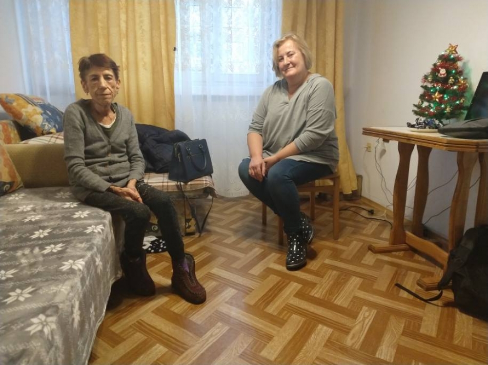 Pani Danuta z Wrocławia święta spędziła w nowym domu - fot. Maciej Sas