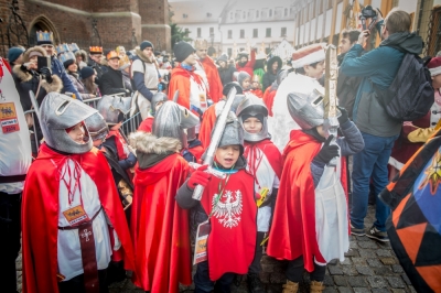 Tłumy na Orszaku Trzech Króli we Wrocławiu