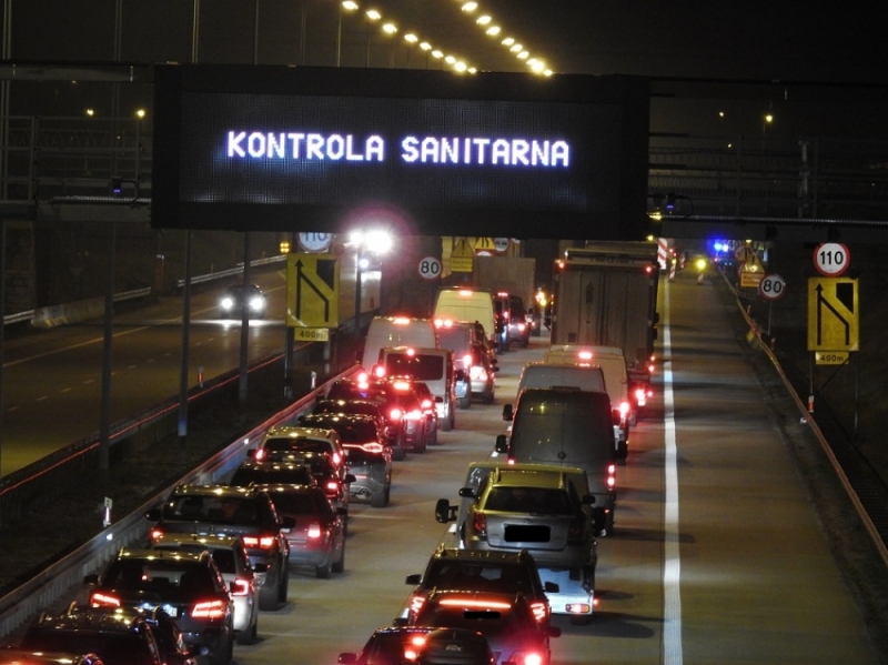 Koronawirus. Przywrócono kontrole na granicy z Niemcami i Czechami - fot. P. Słowiński