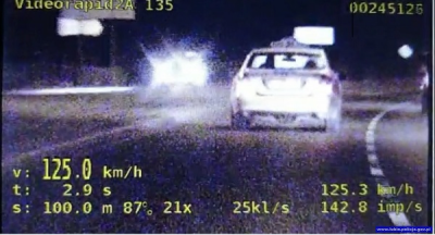 Lubin: Taksówkarz pędził przez miasto ponad 120 km/h