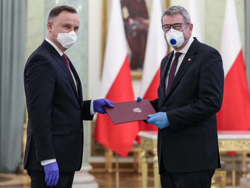 Prezydent powołał Wojciecha Murdzka na stanowisko ministra nauki i szkolnictwa wyższego - fot. Kancelaria Premiera