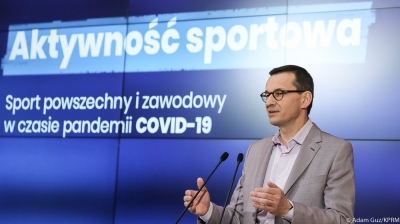 Koronawirus. Od 4 maja otwarte boiska, potem siłownie i baseny. Granice wciąż zamknięte