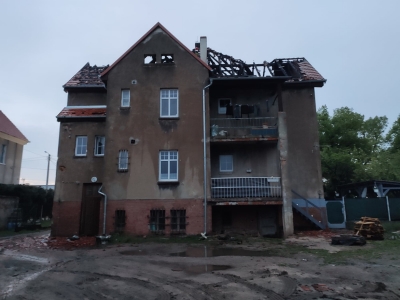 Pożar w Wińsku. 17 osób bez dachu nad głową - 3