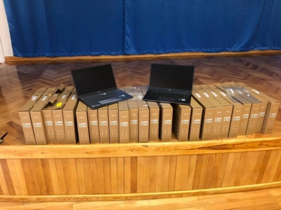 Kolejne nowe komputery dla Powiatowego Zespołu Szkół w Chojnowie