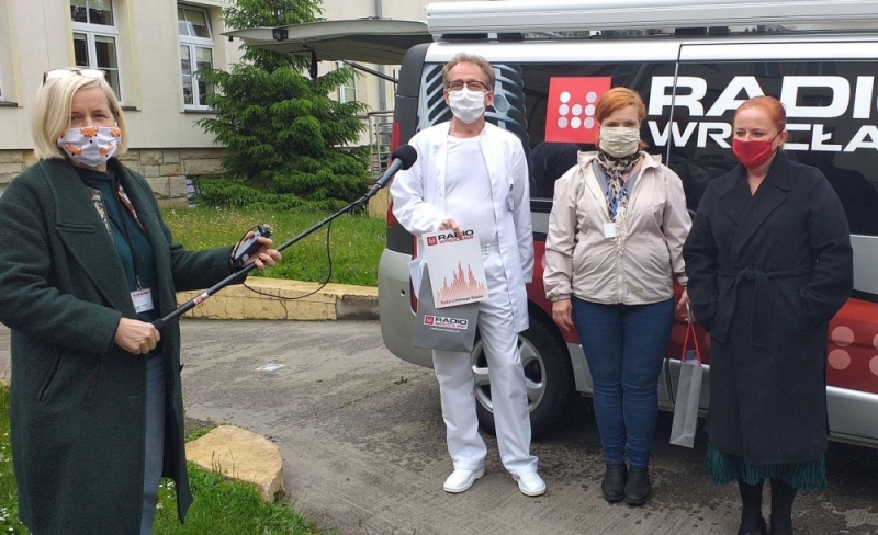Radio Wrocław dla szpitali: Pomogliśmy szpitalowi przy Weigla we Wrocławiu - fot. Krzysztof Znamirowski