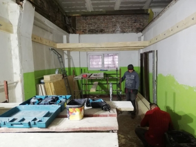 Wzięli sprawy w swoje ręcę i samodzielnie wyremontowali remizę - 0