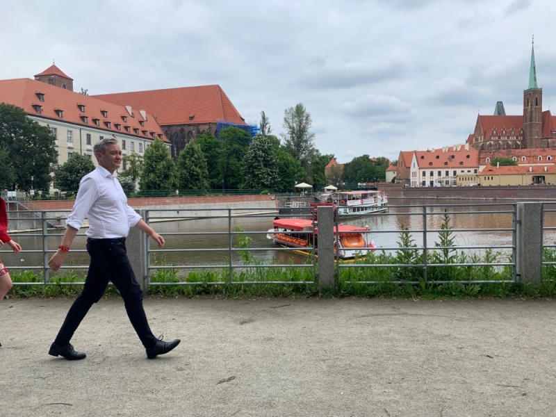 Robert Biedroń we Wrocławiu: 7,2 proc PKB na ochronę zdrowia - fot. archiwum Radia Wrocław