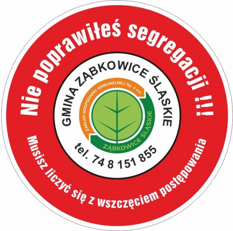 Nie segregujesz śmieci? Dostajesz żółtą kartkę. Potem może być czerwona - fot. Gmina Ząbkowice Śl./FB