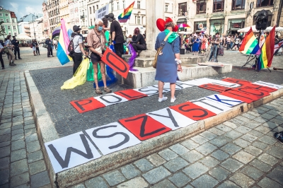 "Jestem człowiekiem, nie ideologią". Manifest przeciwko mowie nienawiści we Wrocławiu - 0