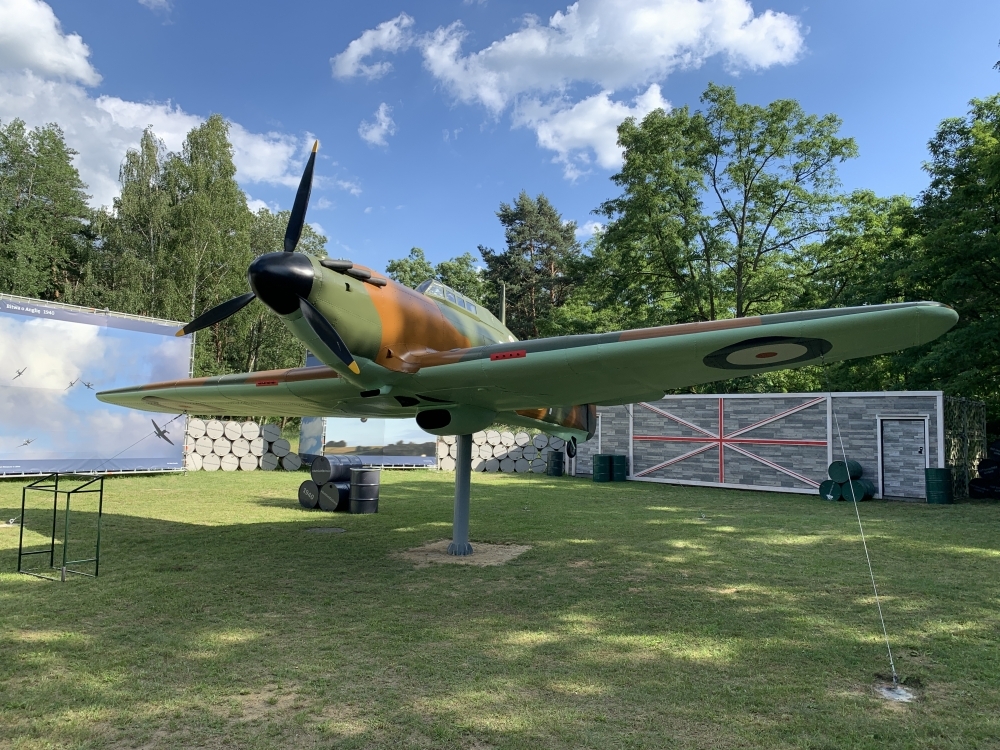 Lubin: Replika Hawker Hurricane do zobaczenia w Parku Leśnym - Fot.  Muzeum Historycznego w Lubinie