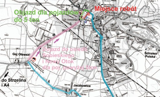 Remont mostu w Oławie. Zobacz mapkę - 0
