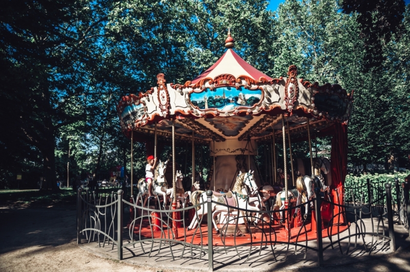 Trochę Paryża, ogrom radości - karuzela w Parku Staromiejskim [FOTOSPACER] - fot. Patrycja Dzwonkowska