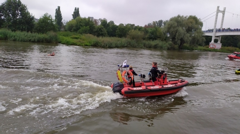 Wrocław: Jak wygląda akcja ratownicza w wodzie? [ZOBACZ] - fot. D. Kuźnik