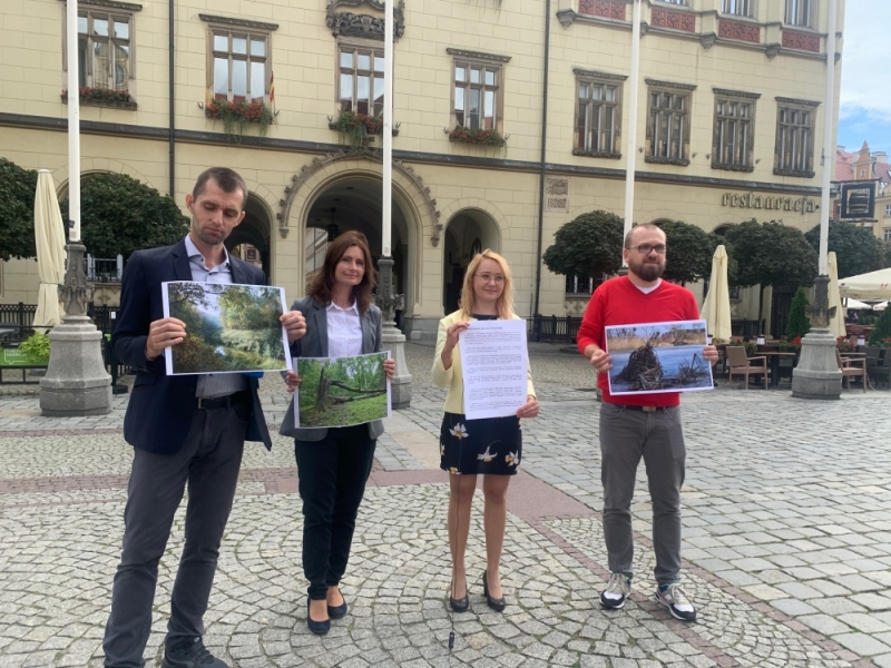 Zieloni chcą ochronić Las Pilczycki - fot. Malwina Gadawa