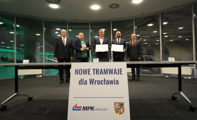 Wrocław: Umowa na zakup 25 nowych tramwajów podpisana