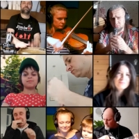Niewielka Orkiestra Siedzących Na Chacie