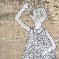 Mural na Wyspie Słodowej we Wrocławiu 