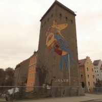 Mural WAZE w Zgorzelcu 