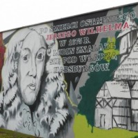 Mural historyczny w Lubinie 