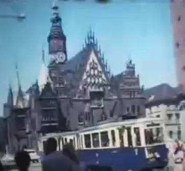 Wrocław na starej taśmie (Wideo) - Wrocław w 1976 r. Tramwaj w Rynku