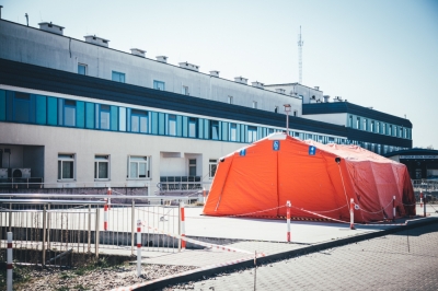 Przed szpitalem na Brochowie staną namioty
