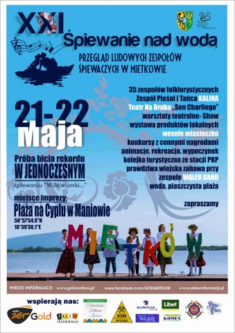 21-22 maja Śpiewanie nad Wodą Mietków 2016 - 1