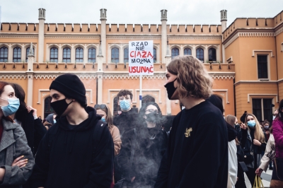 "Noc wieszaka". Kolejne manifestacje po wyroku TK ws. aborcji (ZDJĘCIA) - 9