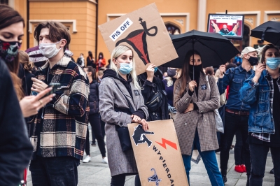 "Noc wieszaka". Kolejne manifestacje po wyroku TK ws. aborcji (ZDJĘCIA) - 15