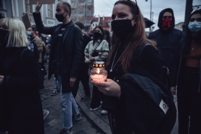 "Noc wieszaka". Kolejne manifestacje po wyroku TK ws. aborcji (ZDJĘCIA) - 26
