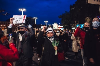 Protest kobiet na Dolnym Śląsku