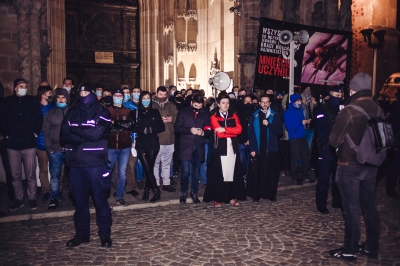 W środę doszło do starć na ulicach Wrocławia [ZDJĘCIA] - 31