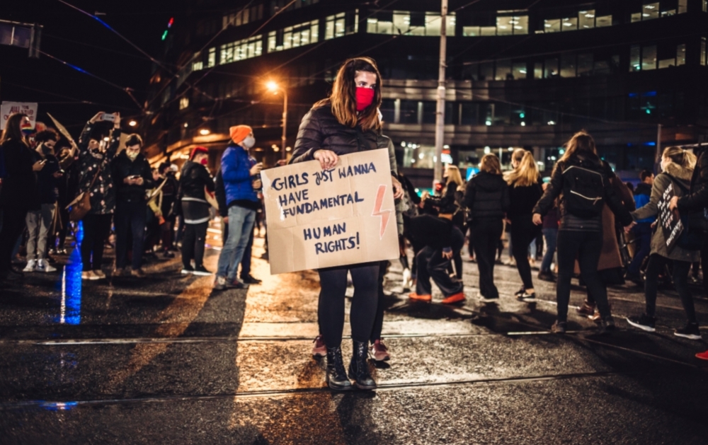 Wrocławianie nadal protestują przeciwko zaostrzeniu prawa do aborcji - fot. archiwum radiowroclaw.pl