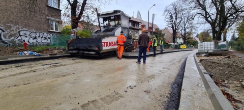 Praca wre przy remoncie ulicy Berenta we Wrocławiu - 4