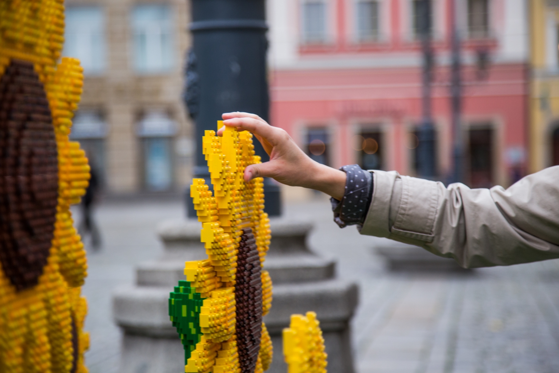 Życzliwe klocki na wrocławskim rynku (FOTOGALERIA)
