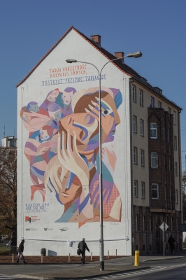 Nowy mural we Wrocławiu. To część Kampanii Przeciwdziałania Przemocy w Rodzinie - 3