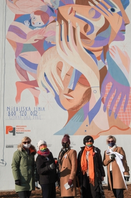 Nowy mural we Wrocławiu. To część Kampanii Przeciwdziałania Przemocy w Rodzinie - 4