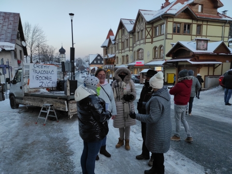 Karpacz: Protest branży turystycznej  - 0