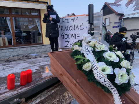 Karpacz: Protest branży turystycznej  - 2