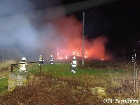 Pożar stodoły w gminie Jaworzyna Śląska - 0