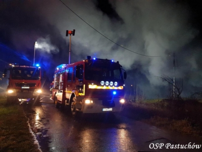Pożar stodoły w gminie Jaworzyna Śląska