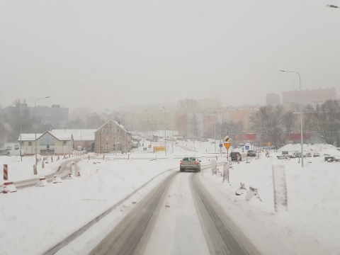Ślisko na wielu drogach w regionie [AKTUALIZACJA] - 0