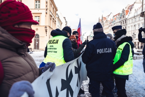 "Solidarnie z mediami". Protest we Wrocławiu - 6