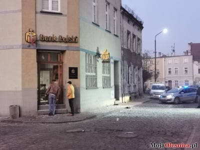 Eksplozja w banku w Bierutowie
