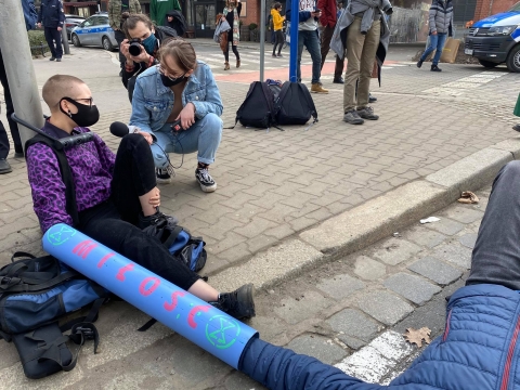 Aktywiści zablokowali centrum Wrocławia [ZDJĘCIA] - 1