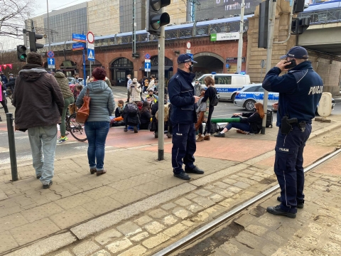 Aktywiści zablokowali centrum Wrocławia [ZDJĘCIA] - 8