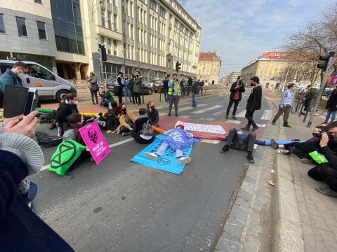 Aktywiści zablokowali centrum Wrocławia [ZDJĘCIA] - 7