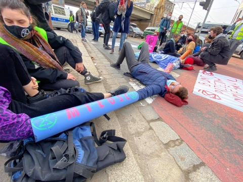 Aktywiści zablokowali centrum Wrocławia [ZDJĘCIA] - 9